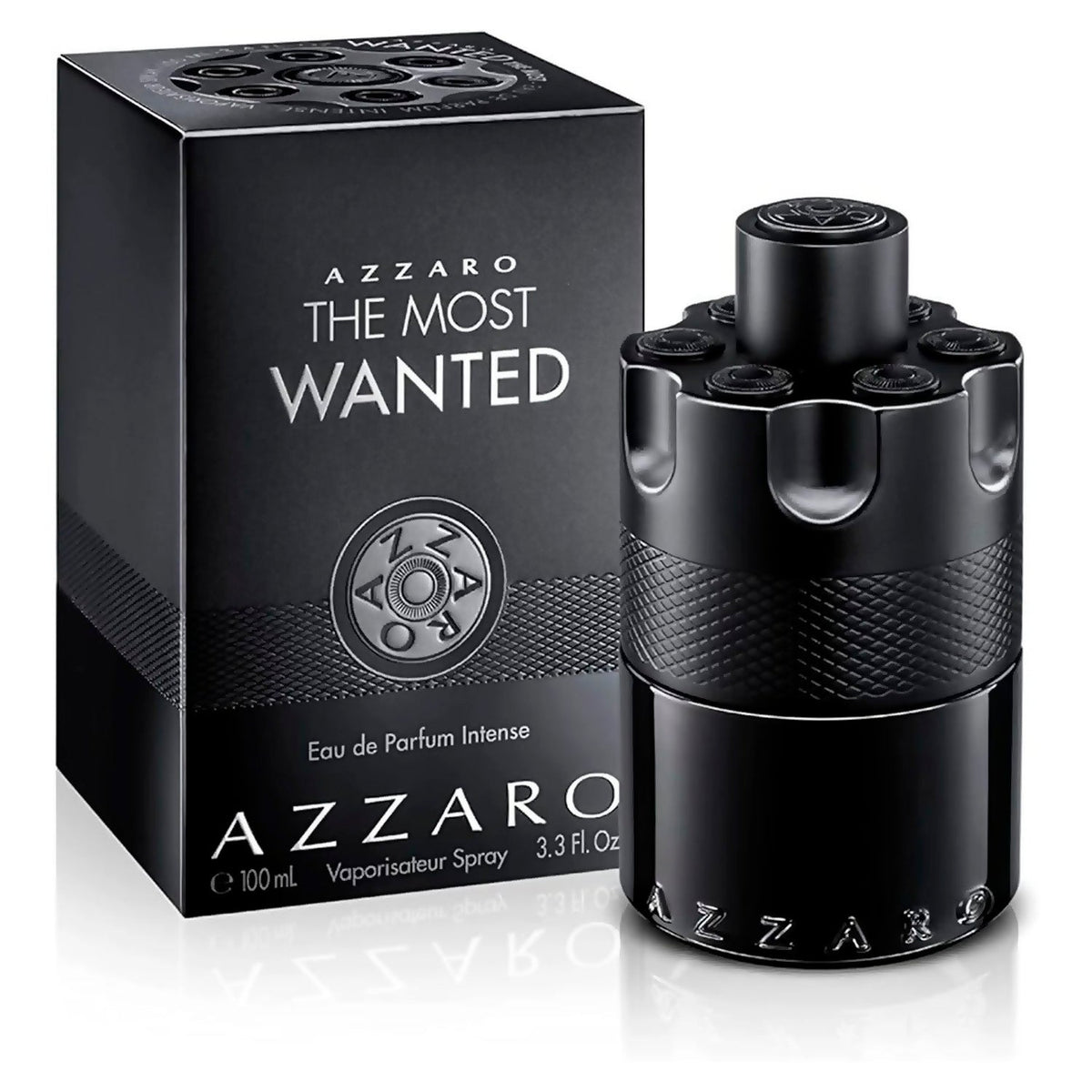 Azzaro The Most Wanted Intense Eau De Parfume Spray Size:  3.3 FL OZ / 100ml